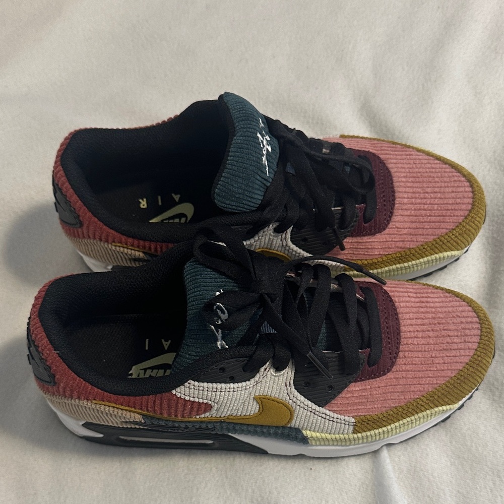 Nike Air Max Corduroy Sneakers - Pink, Green, Gold
